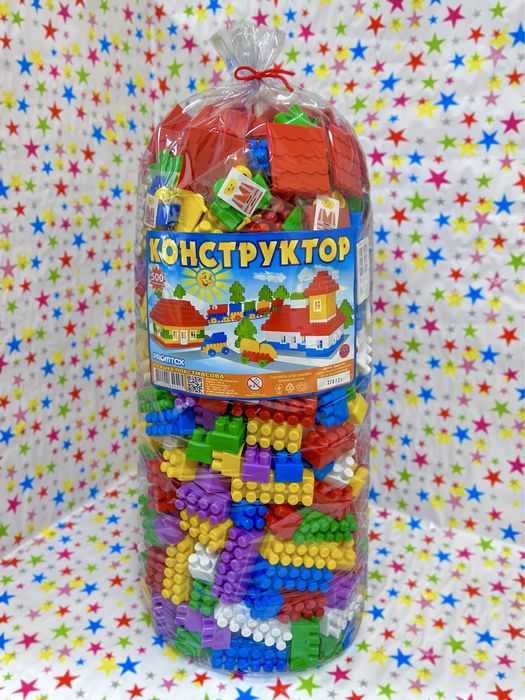 Конструктор великий на 500 елементів | Мега набір Блочний конструктор