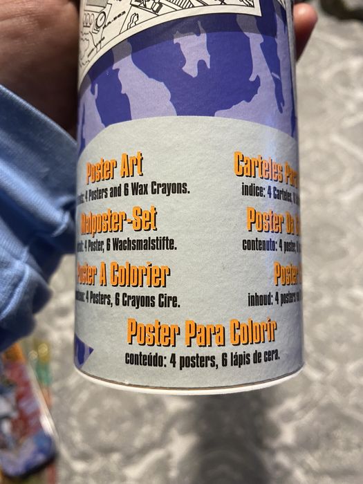 4 Posters Action Man para pintar - Novo