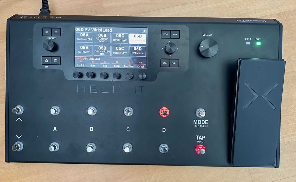 Line 6 Helix LT - процессор эффектов