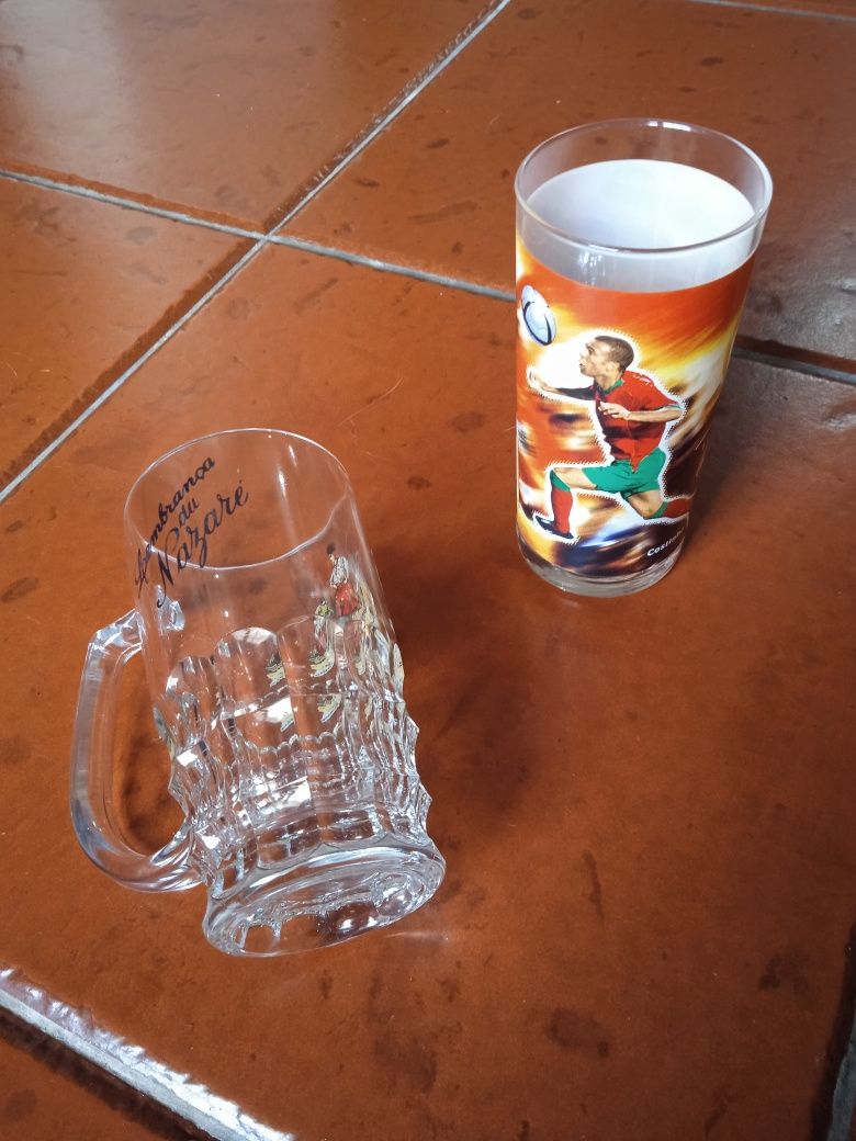 Caneca de cerveja e copo com foto  do Costinha( Novo)
