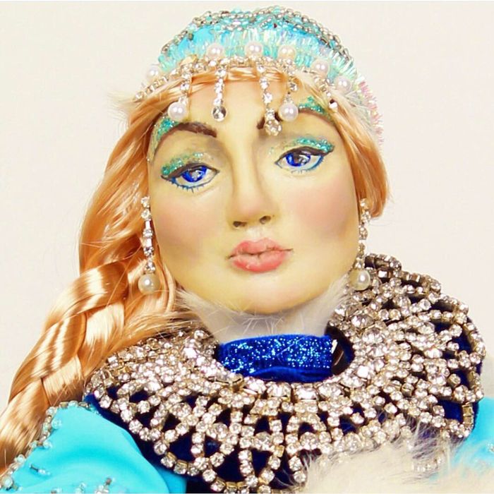 Авторская кукла ручной работы в единственном экземпляре «Снежная Корол