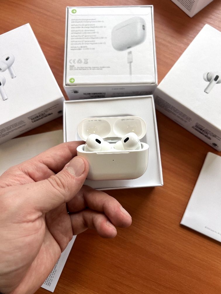 Airpods pro 2, шумоподавління,чіп airoha lux якість є опт і дроп