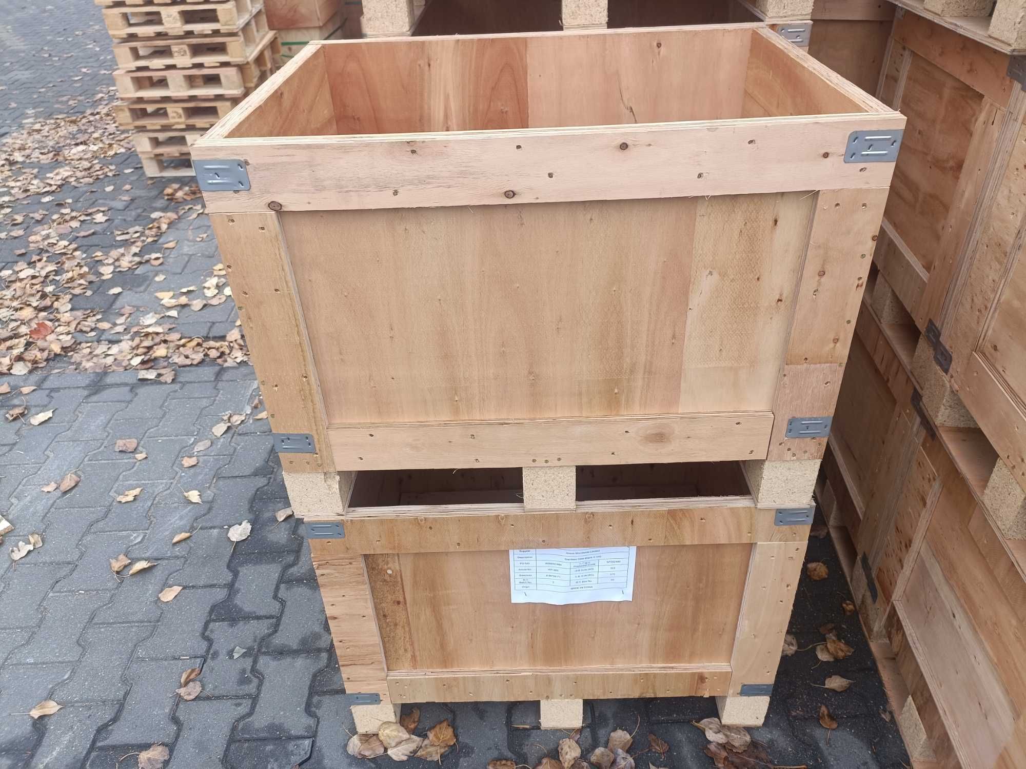 Skrzynia pojemnik sklejka 80x60 do wysyłek i przechowywania