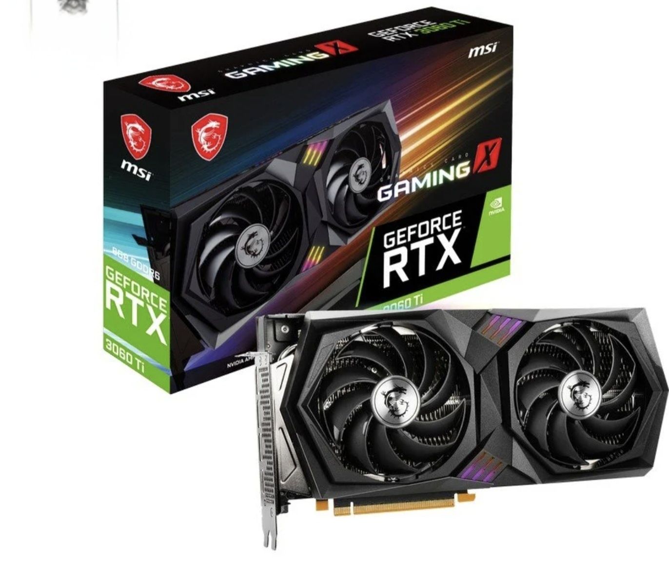 GeForce RTX 3060 Ti GAMING X trio.