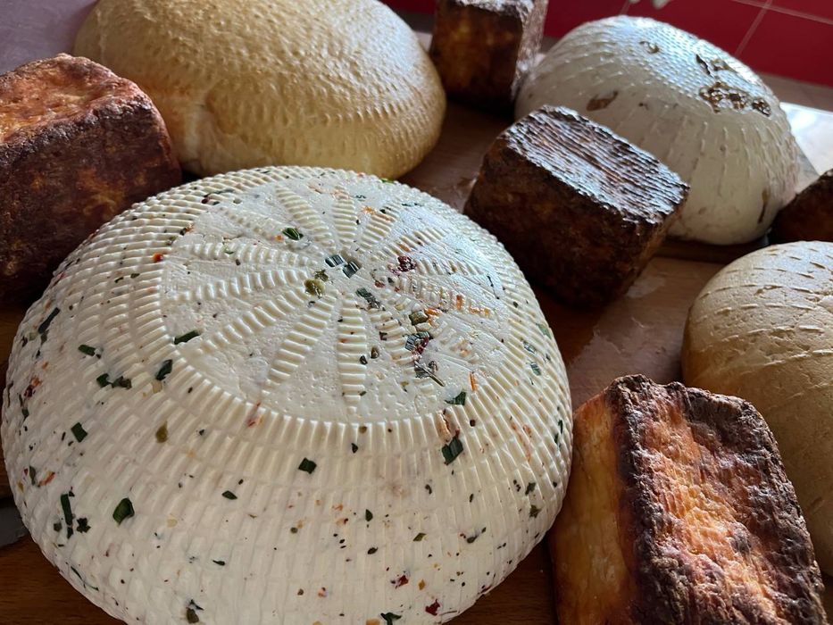 Карпатські сири в асортименті