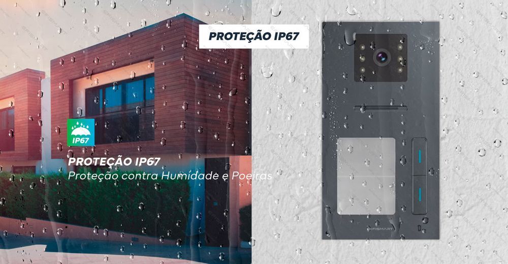 Vídeo Porteiro Posto Externo 4 Botões WIFI EFISMART Essencial E632