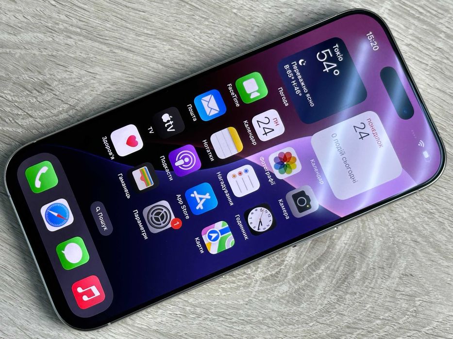 Apple iPhone 16 Pro - 128GB White Titanium Neverlock ІДЕАЛ Фізична Сім