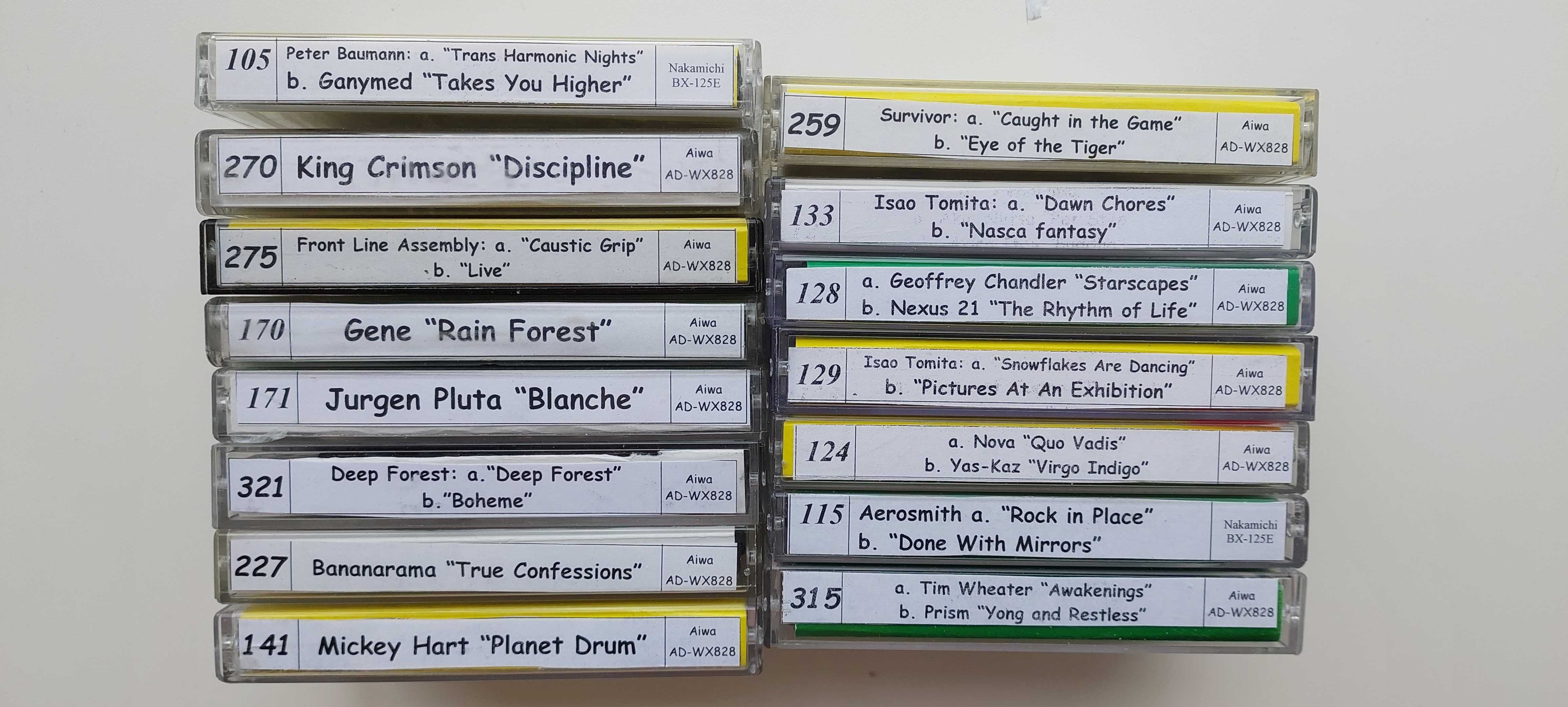 Аудиокассеты, магнитофонные кассеты с качественной записью