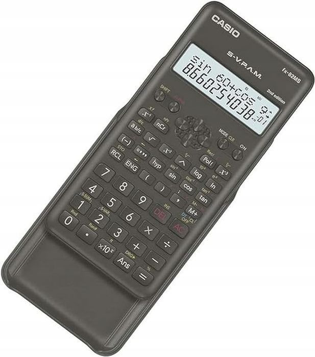 kalkulator naukowy casio fx-82 zasilanie bateryjne wyświetlacz lcd