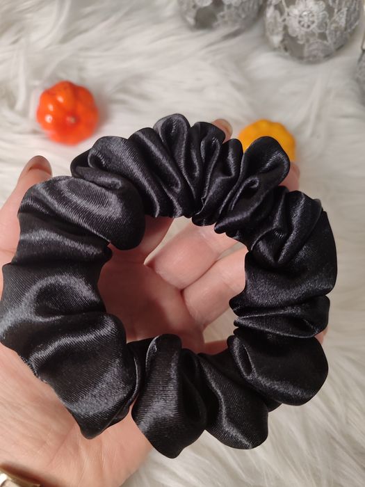 Scrunchie do włosów rozm S Satyna