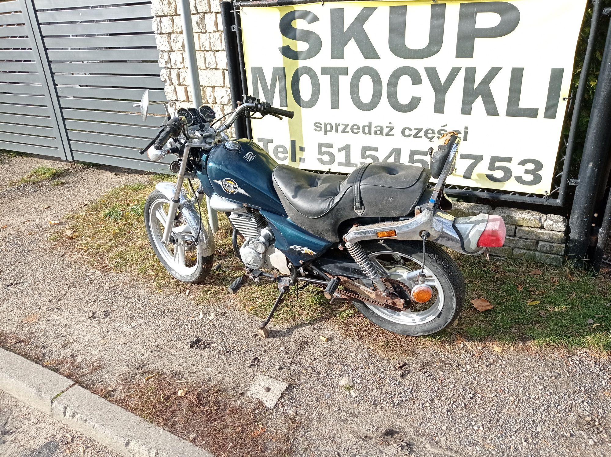 daelim vs125 części głowica lagi cylinder stator bak dekiel vc vl vt