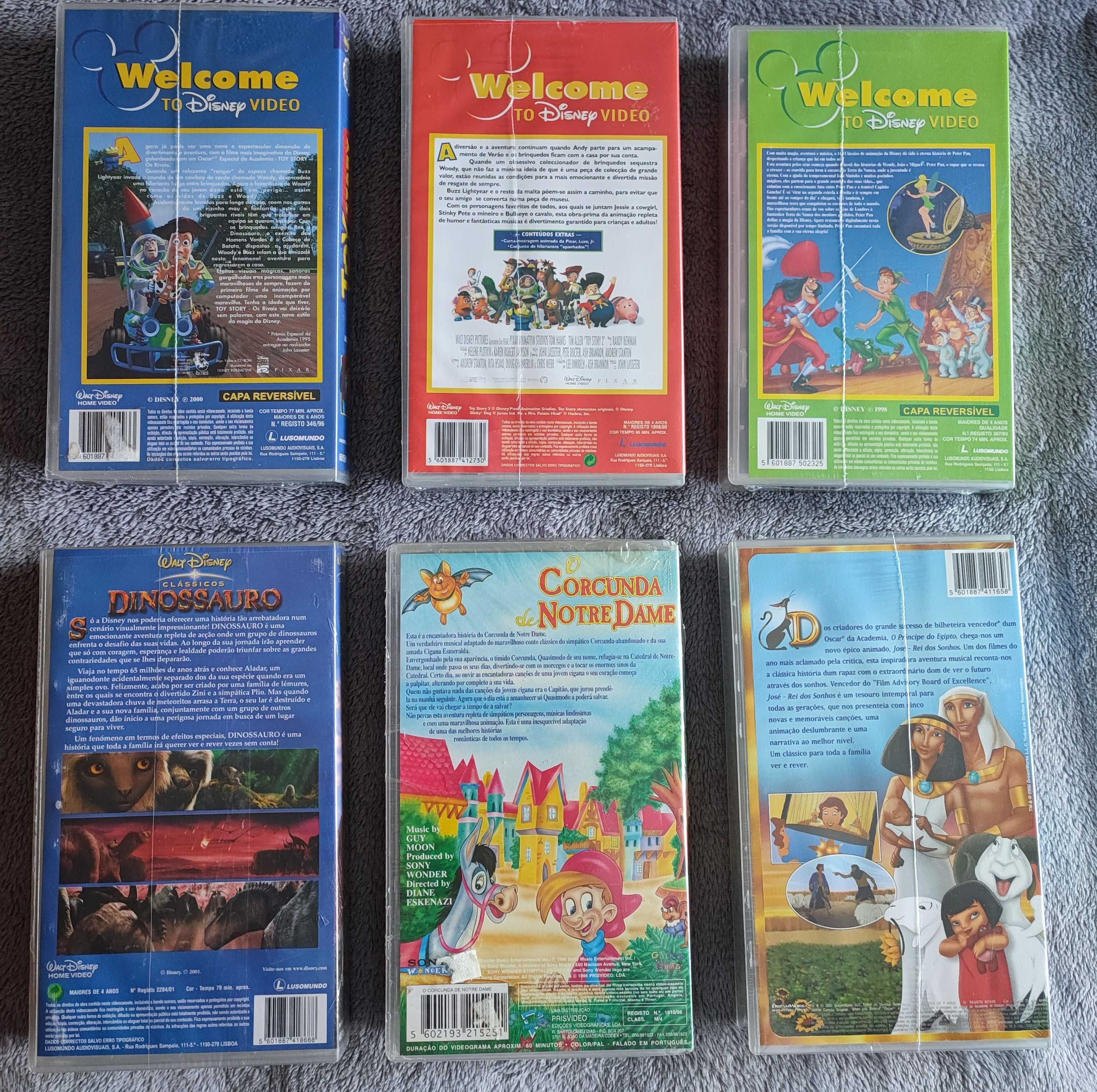 CASSETES VHS – Seladas e Celofanadas / NOVAS