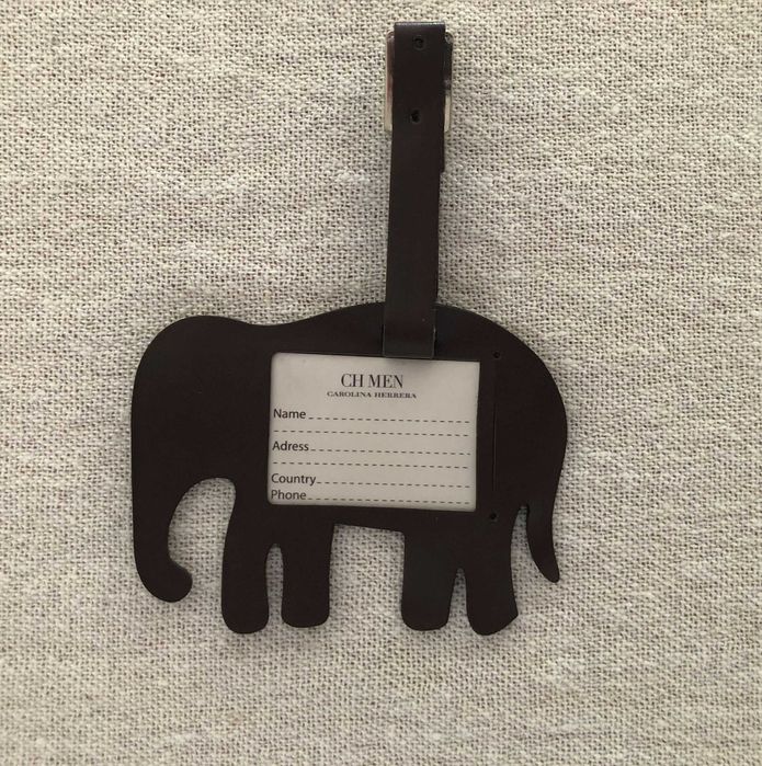 3 etiquetas para mala viagem CH Man