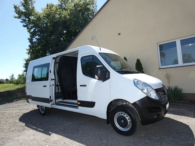 Renault Master 4X4, BRYGADÓWKA 6 OSÓB, L3H2 KLIMA  OBERAIGNER, zabudowa CARPOL, salon PL