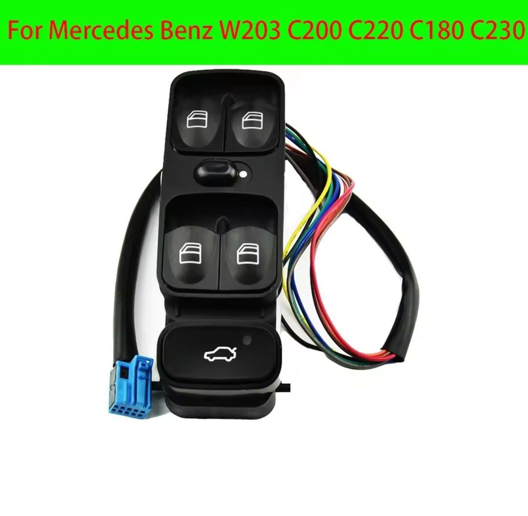 Botão comando interruptor da janela vidros Mercedes-Benz C classe W203