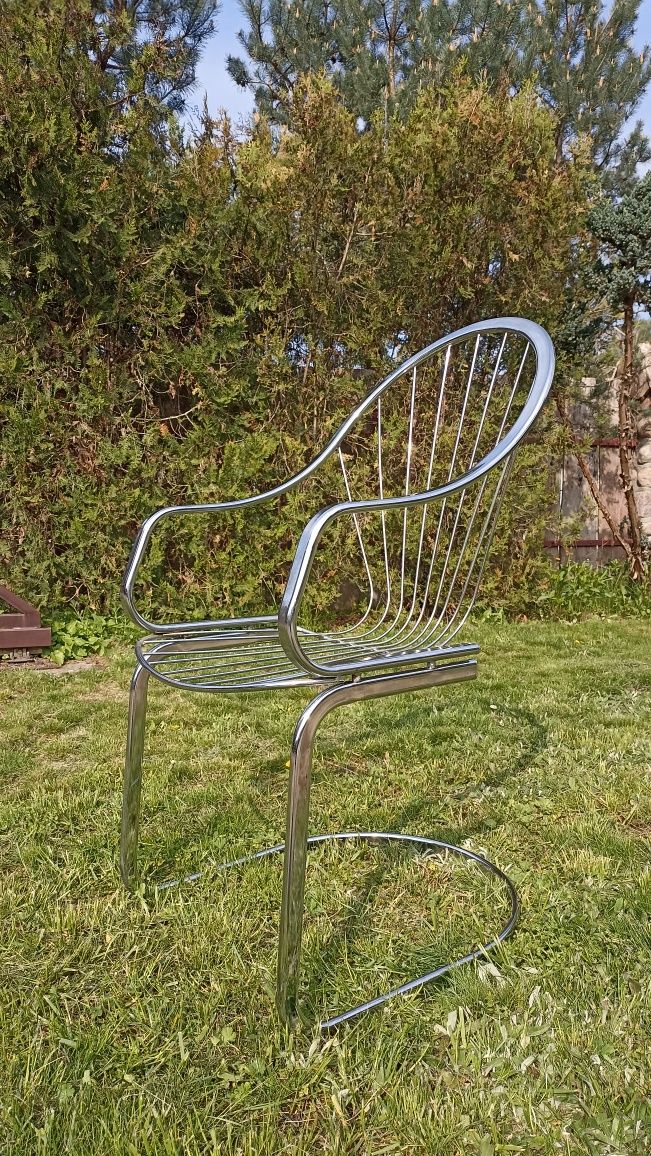 Komplet 6 krzeseł Gastone Rinaldi włoskie fotele krzesła bauhaus