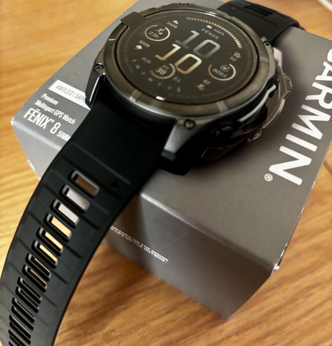 Garmin Fenix 8 51 mm Amoled Sapphire Titanium