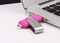 Флешка двухсторонняя 16Гб, USB-micro USB