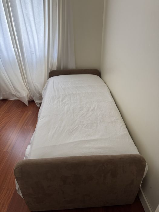 Cama crianca corpo e meio madeira maçiça com gavetão