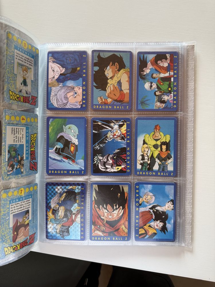 Dragon Ball Z cards Panini Série 1 - Completa