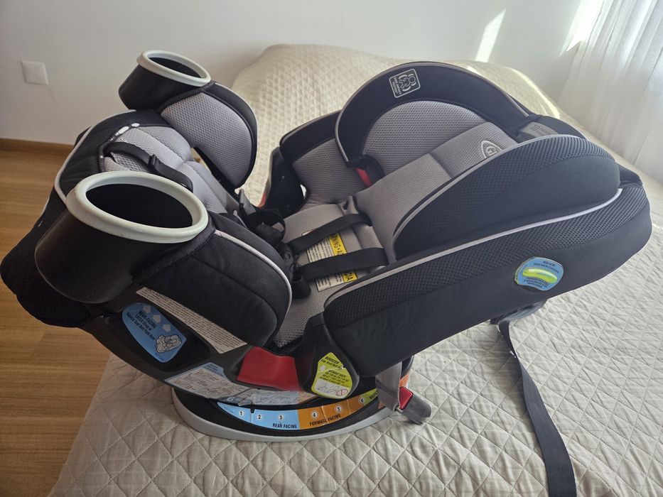 Cadeira auto Graco com assento 4Ever DLX 4-em-1