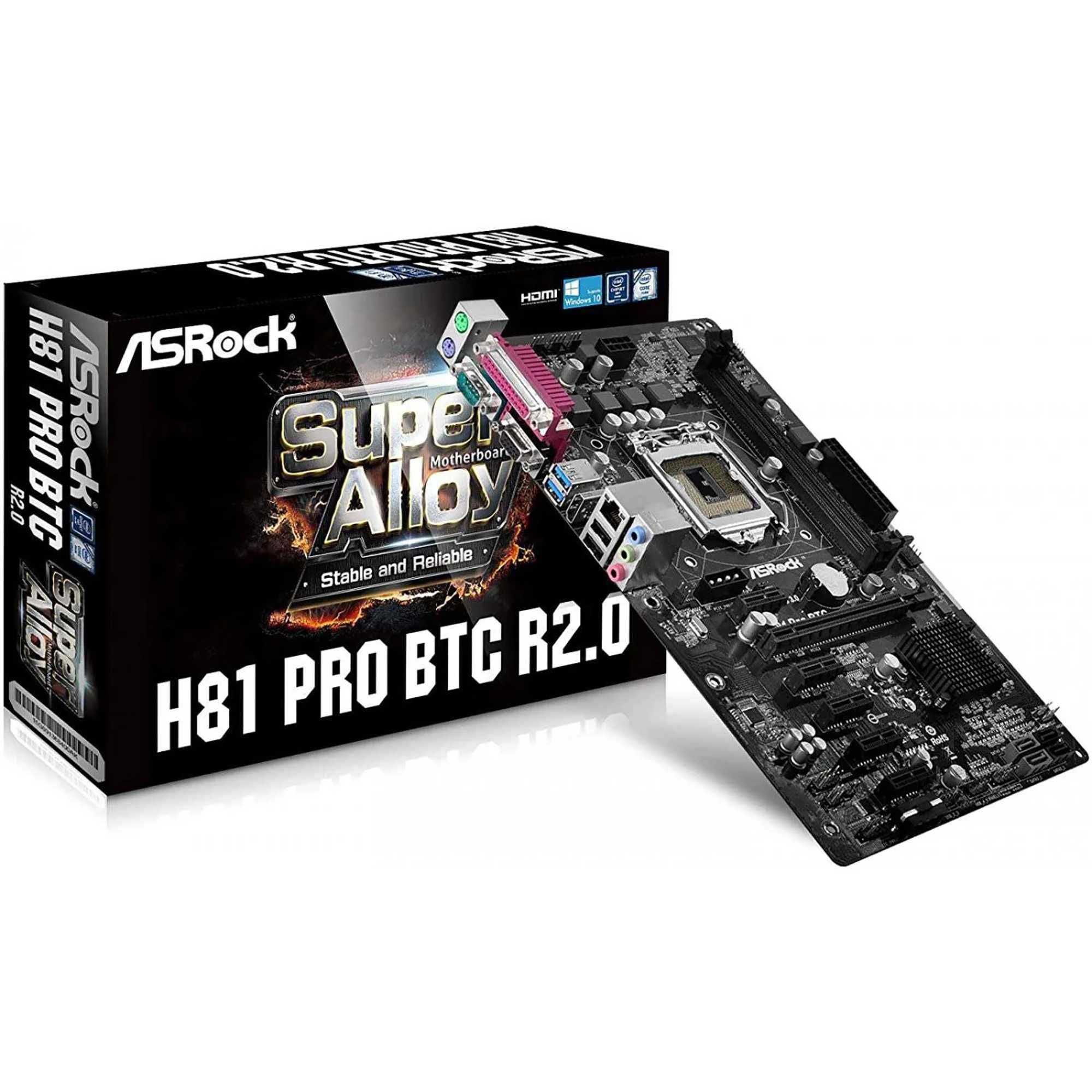 Материнська Плата Asrock H81 PRO BTC R2.0 - Під Ремонт