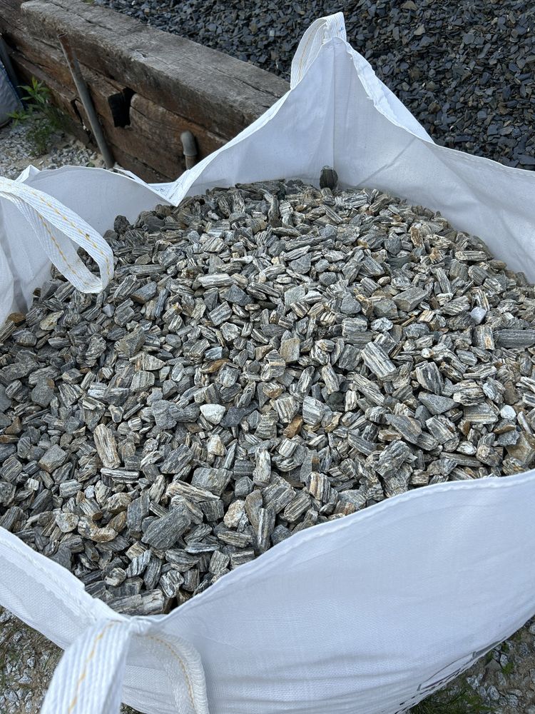 KORA KAMIENNA 11, 32 Płukana BIGBAG Grys Gnejs Łupek Drzewiasty Żwir