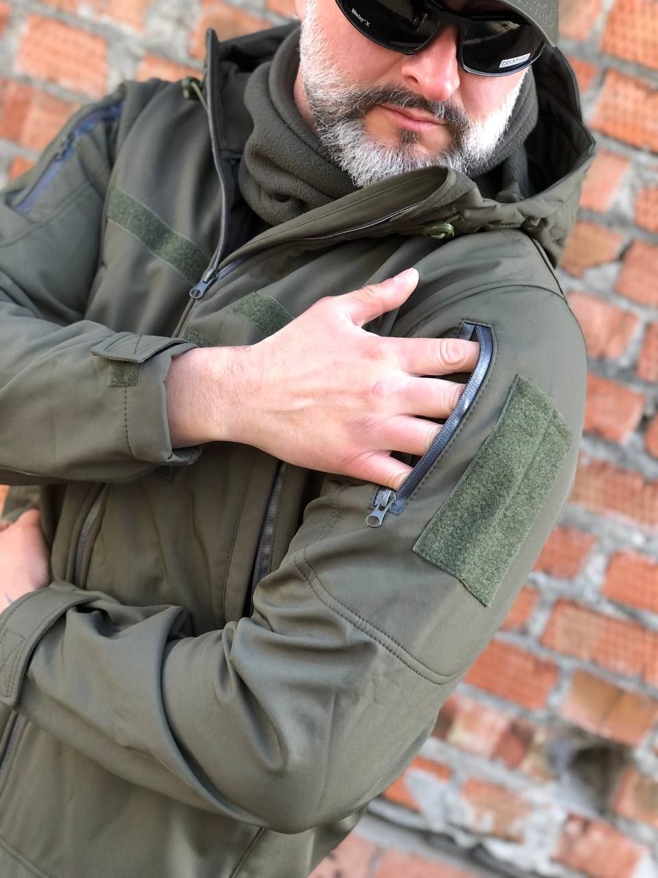 Тактична куртка Soft Shell  олива