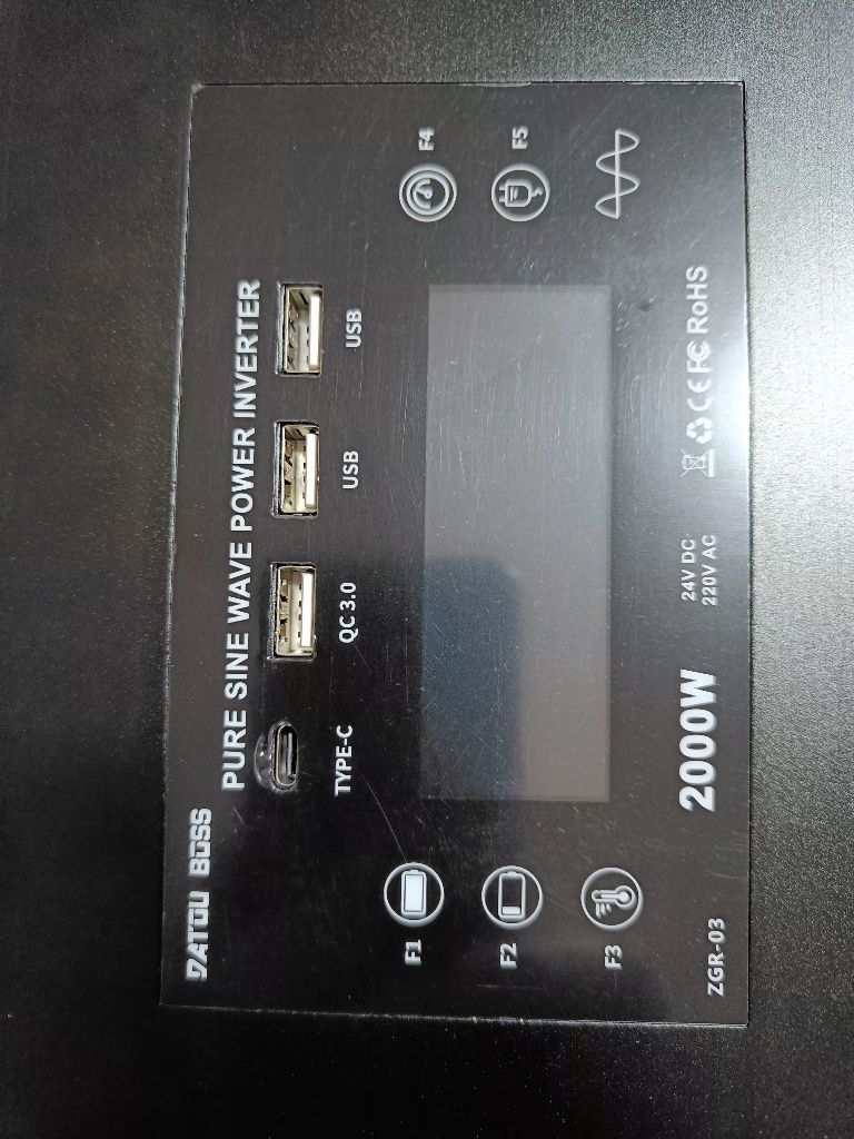 Інвертор Datouboss ZGR-03 24V 2000W
