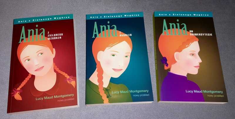 Zestaw 3 książek Ania - Lucy Maud Montgomery