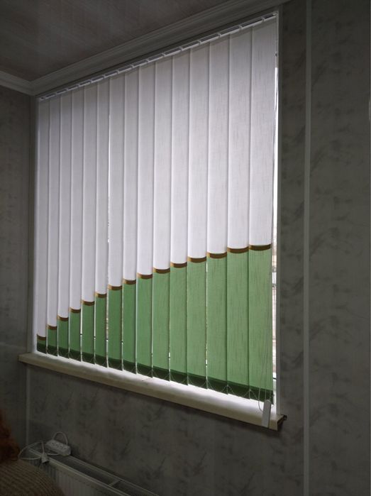 Жалюзі вертикальні/горизонтальні, День-Ніч, тканинні ролети,Пліссе