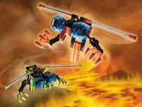 LEGO Bionicle 8537 Nui Rama, 100%, но без резинок, описание