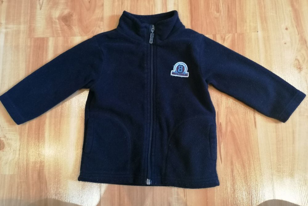 Bluza polarowa granatowa dla chlopca roz 86/92