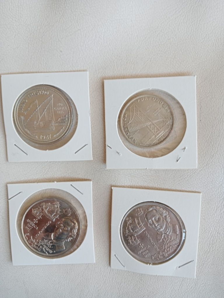 4 moedas comemorativas Portugal