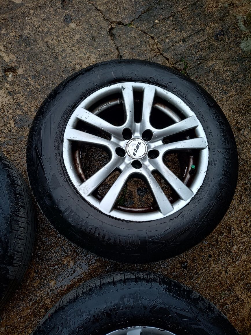 Alufelgi Rial 15" + opona Continental 195/65 r15