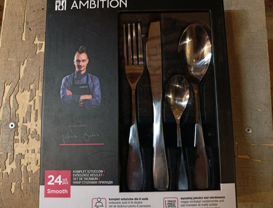 Nowy zestaw sztućców Ambition Smooth