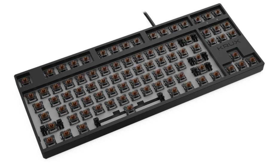 Krux Klawiatura gamingowa Atax RGB Outemu Brown