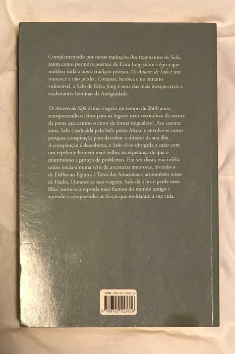 Livro "Os amores de Safo"