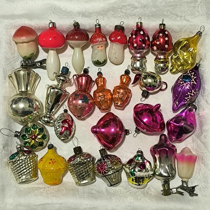 Ёлочные игрушки СССР 50-60гг.прошлого века.