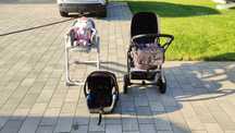 Krzesełko do karmienia Lionelo Cora+ wózek Kinderkraft moove 3w1