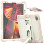 Etui Obudowa Case iPad Air 5/Air 4/Pro 11 Pancerny Różowy z paskiem