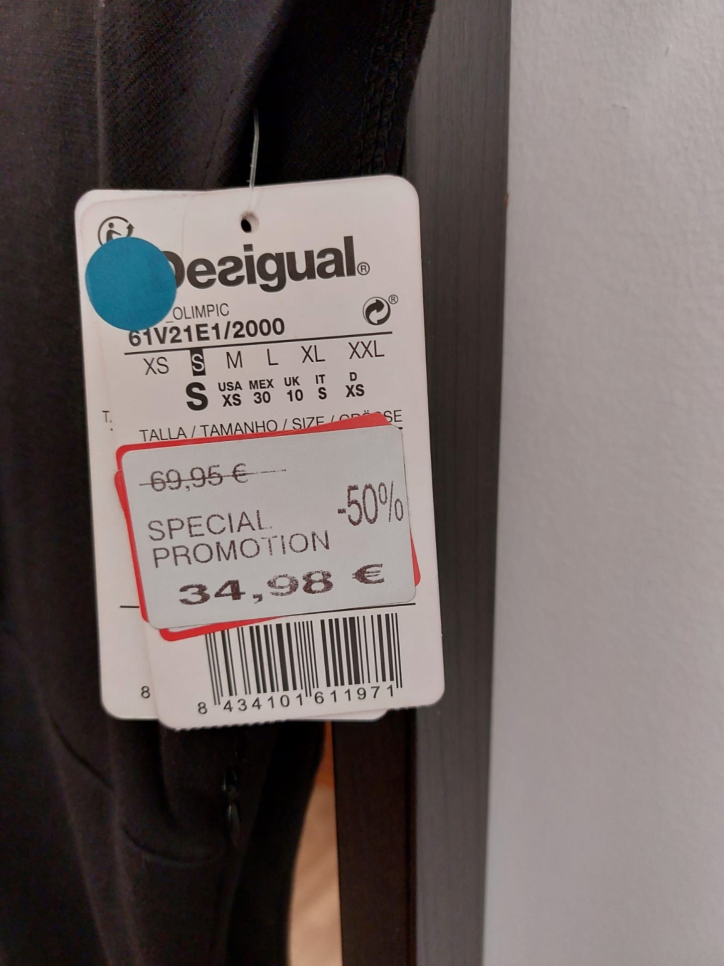 Vestido Desigual S ainda com etiqueta