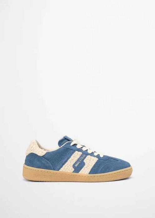 Ténis sapatilhas femininos Marc O'Polo em azul e branco,tamanho 39