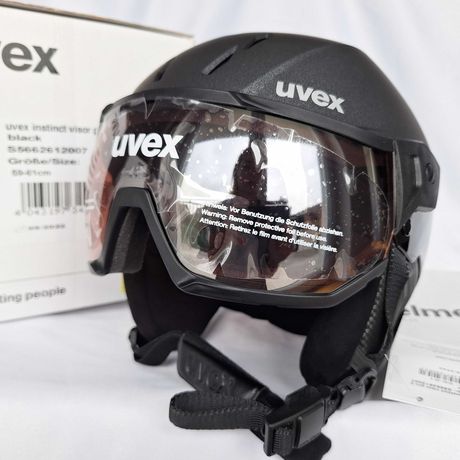 Kask narciarski Uvex Instinct Visor Pro V Vario Black L 59-61cm