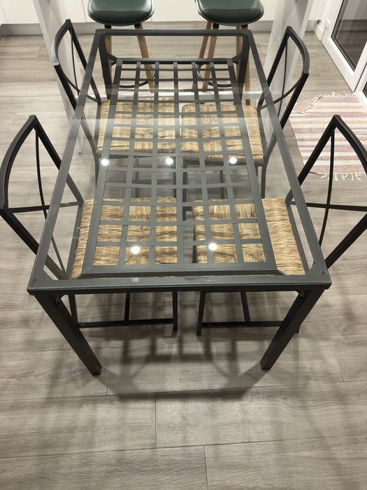 Conjunto refeiçao - 4 cadeiras