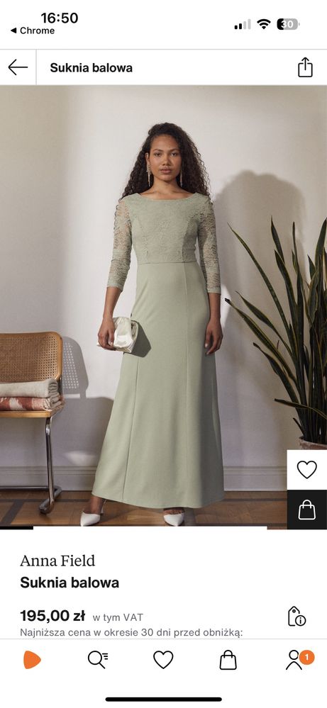 Nowa minimalistyczna suknia slubna koronka M