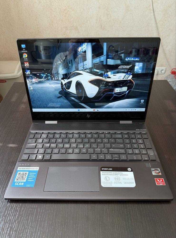 HP ENVY x360 15m-ds0011dx/ RYZEN 5 3500U/ 16GB/ 256GB SSD/ Bat.0%