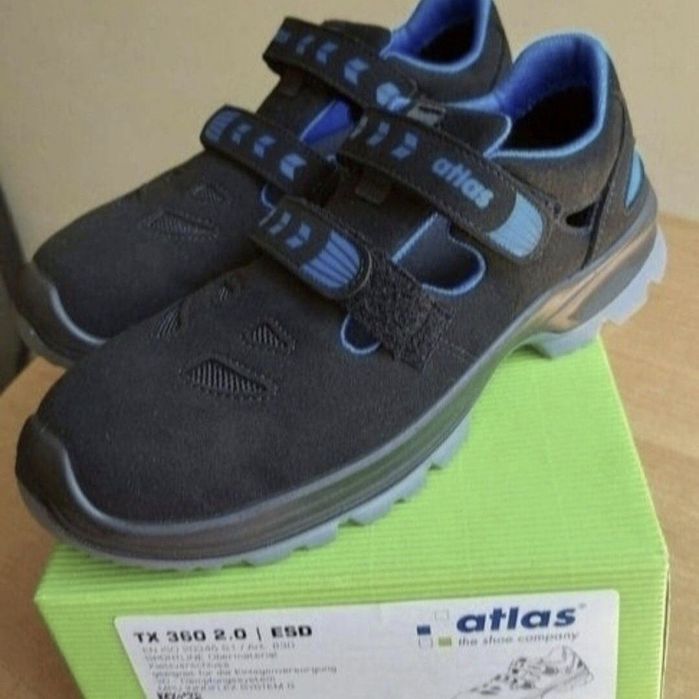 Buty robocze Atlas sandały bezpieczne rozm.42 NOWE