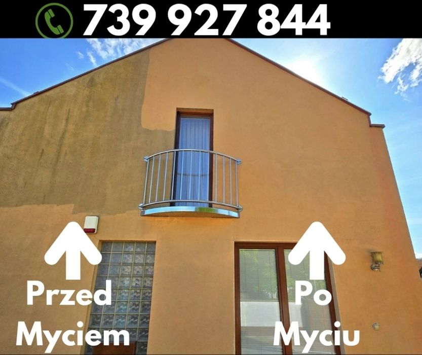 Mycie kostki Stargard Mycie elewacji Stargard Usuwanie graffiti