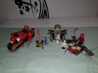 Lego Ninjago Mieczocykl Kaia  + Świątynia Venomari  + Ninja w zasadzce